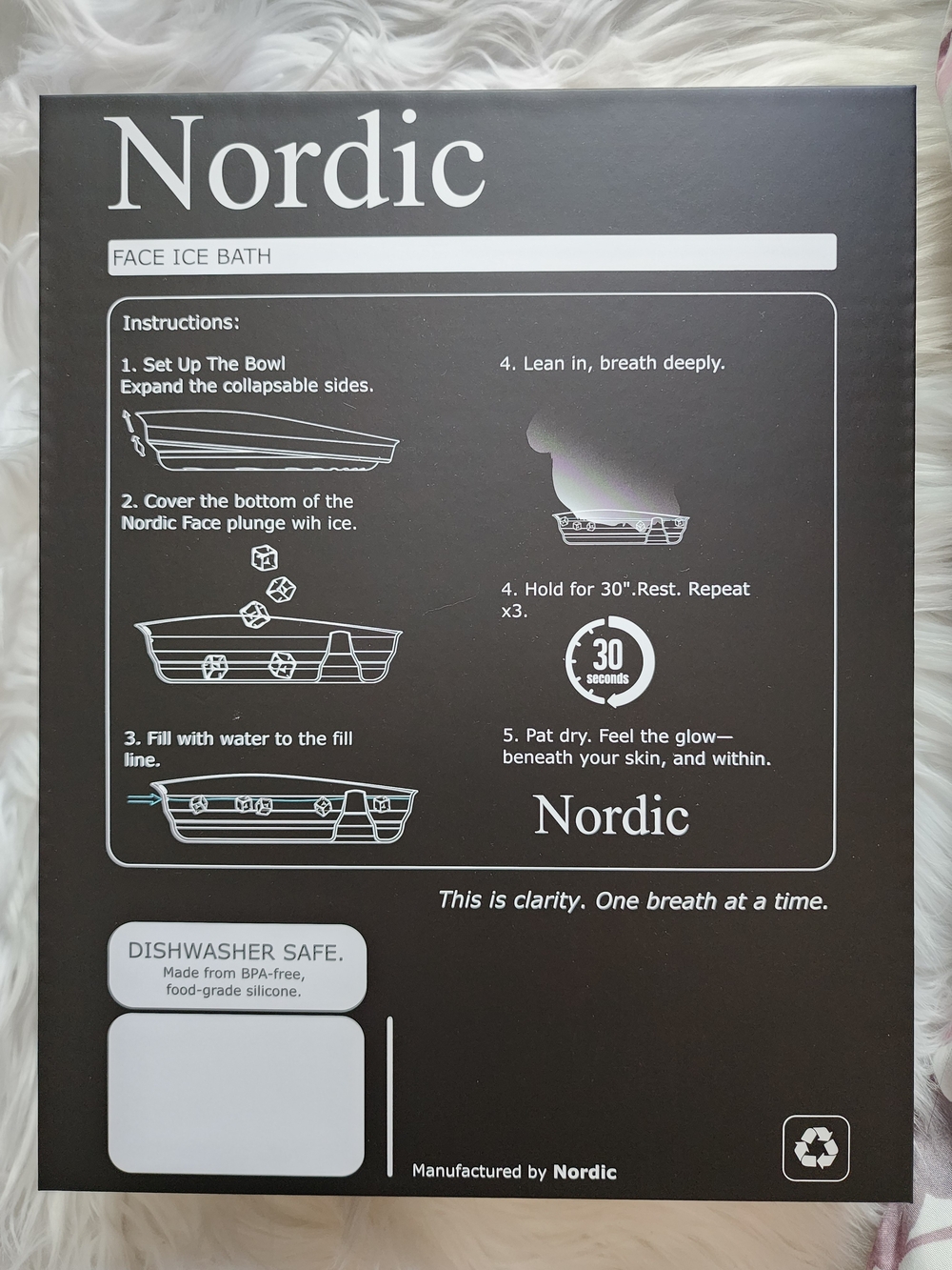 Nordic Face Ice Bath - Black & White Packaging - Picture 2 of 5
